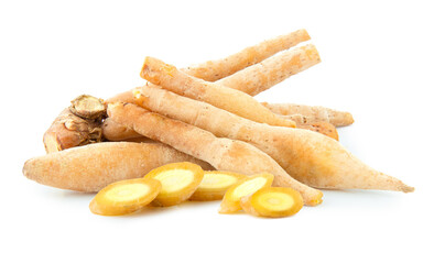 Kaempfer or krachar isolated on white background