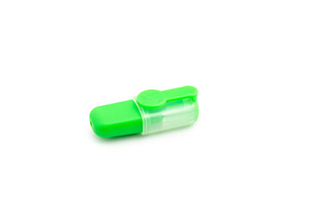 highlighter pen isolated on white background