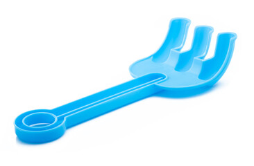 toy beach set isolated on white background