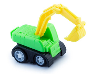 toy truck isolated on white background © Poramet