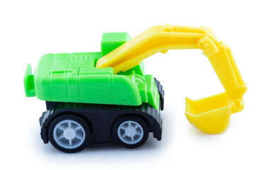 toy truck isolated on white background © Poramet