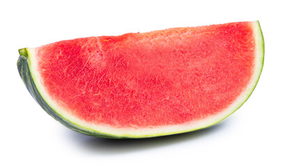 Watermelon fruit isolated on white background