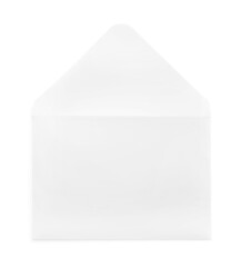 Simple blank paper envelope isolated on white