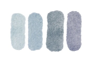 Hand drawing Watercolor Abstract Grey Blue shapes. Aquarelle on paper. Use for poster, template, print, card, design
