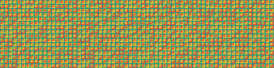 Abstract Geometric Pattern generative computational art illustration