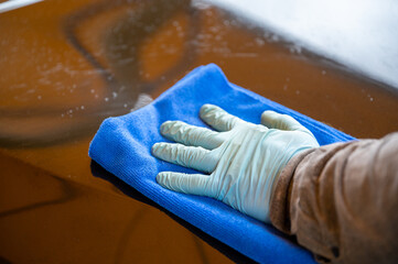 Hand Car Wash Service on a Black SUV in United Kingdom