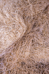 Pile of fishing nets texture background