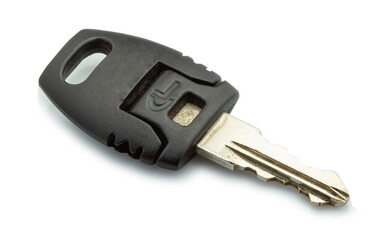 clipping path material key isolated on white background