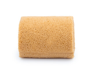 cake roll isolated on white background