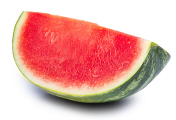 Watermelon fruit isolated on white background