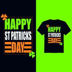 St Patrick's day vintage t-shirt design, St Patrick's day typography design, St Patrick's day vintage vector