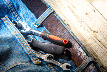 jeans mechanic tools Jean with equipment