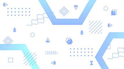 Abstract geometric shapes modern pattern background