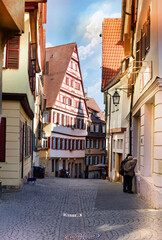 Cityscape of Tübingen , Black Forest, Germany