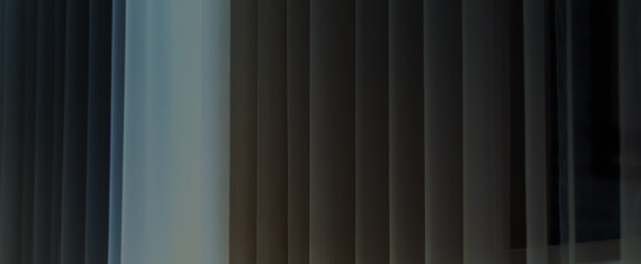 Obraz premium Black and white pleated texture. Harmony concept