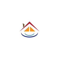 house logo home logo icon template design vector