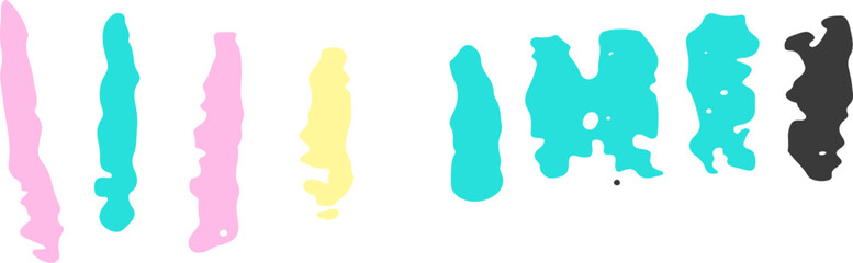 Grunge ink hand drawn brush