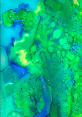 Hand drawn watercolor abstract background