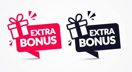Extra Bonus Label Set With Present