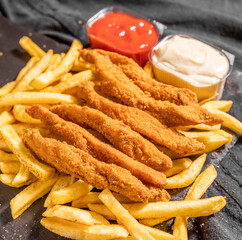 food, chicken, fried, meat, meal, dinner, dish, plate, snack, sauce, lunch, delicious, appetizer, cooked, white, wings, crispy, fish, grilled, healthy, tasty, shrimp, fresh, chicken, fast food