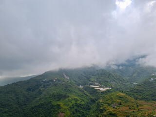 Misty mountains in Mussoorie