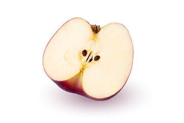 Fresh Red Apple fruit isolated on a white background