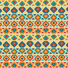 Ethnic pattern colombian wayuu