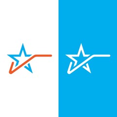 Star icon Template vector illustration