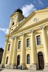 Fototapeta na wymiar Great Church in Debrecen city, Hungary