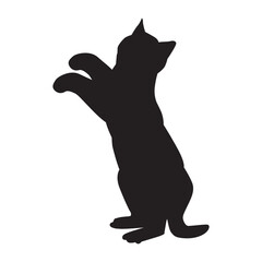 black cat silhouette