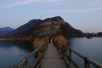 lake in the mountains