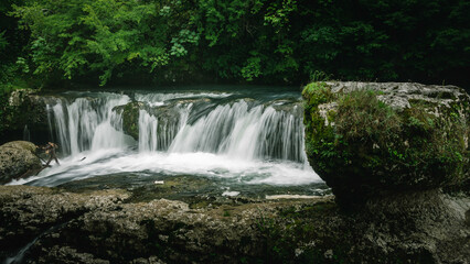 Martvili canyon in Georgia.
