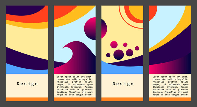 Abstract wavy background vector illustration for copy space, landing page, banner, flyer, poster, or business card.
