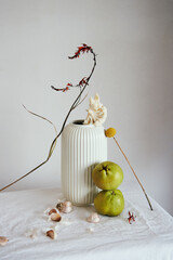 apple pie on a table