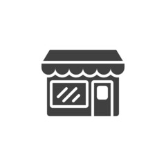 Store front vector icon