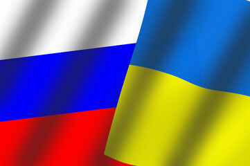 Flag of russia and ukraine, relations between ukraine and russia