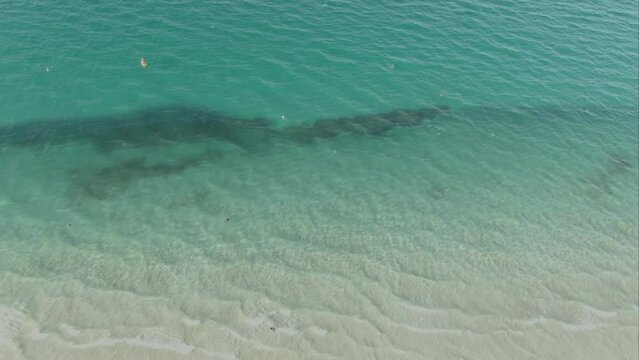 Tecolotes bay, Baja California, Aerial view see