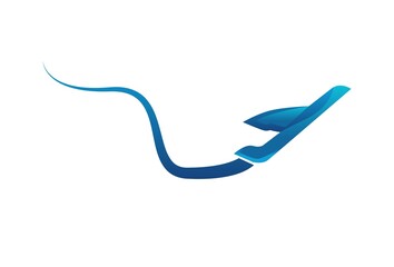 Airplane Vector Illustration Design Clipart Symbol Logo Template.