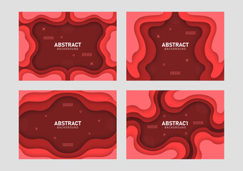 Colorful liquid and geometric background with fluid gradient shapes