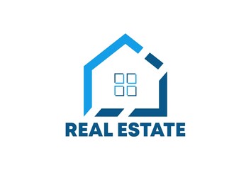Real Estate Logo Template Icon Vector
