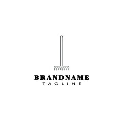 pitchfork logo template icon vector illustration