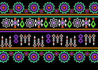 geometric ethnic vintage texture vector art design. textile fashion pattern line  ikat seamless pattern and batik fabric texture asian background wallpaper geometry indian. Ethnic abstract ikat art .