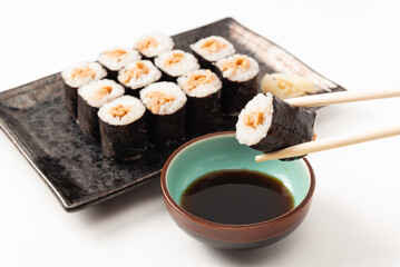 納豆巻き　巻き寿司