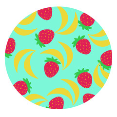 Stickers of berries and fruits various minimal design fruit tags for sweet drinks or ice cream collection of vegan simple icons Vector set of fresh Fruits, group of cut out cartoon fruits and berries.