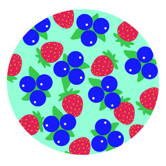 Stickers of berries and fruits various minimal design fruit tags for sweet drinks or ice cream collection of vegan simple icons Vector set of fresh Fruits, group of cut out cartoon fruits and berries.