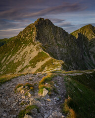 Fototapeta na wymiar landscape in the morning Slovakia Wester Tatras 