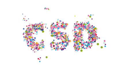 CSD Christopher Street Day colorful Poster icon