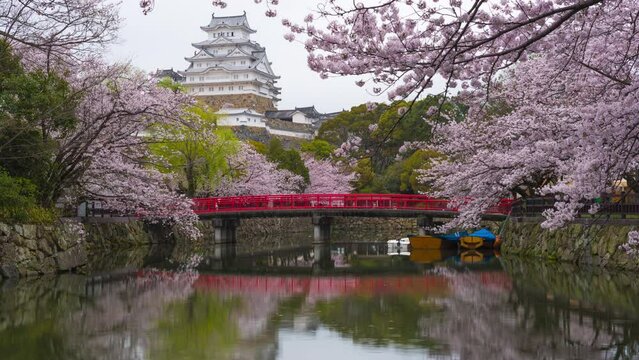 Himeji, Japan in Spring Season