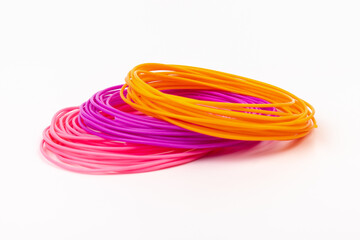 color plastic filament for printing on a 3D printer