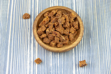 Rusks on the table in a plate.